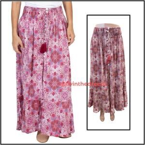 Tire Hawaii Multicolor Mulberry Dakota Skirt SZ OSFM $108